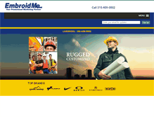Tablet Screenshot of embroidme-liverpoolny.com